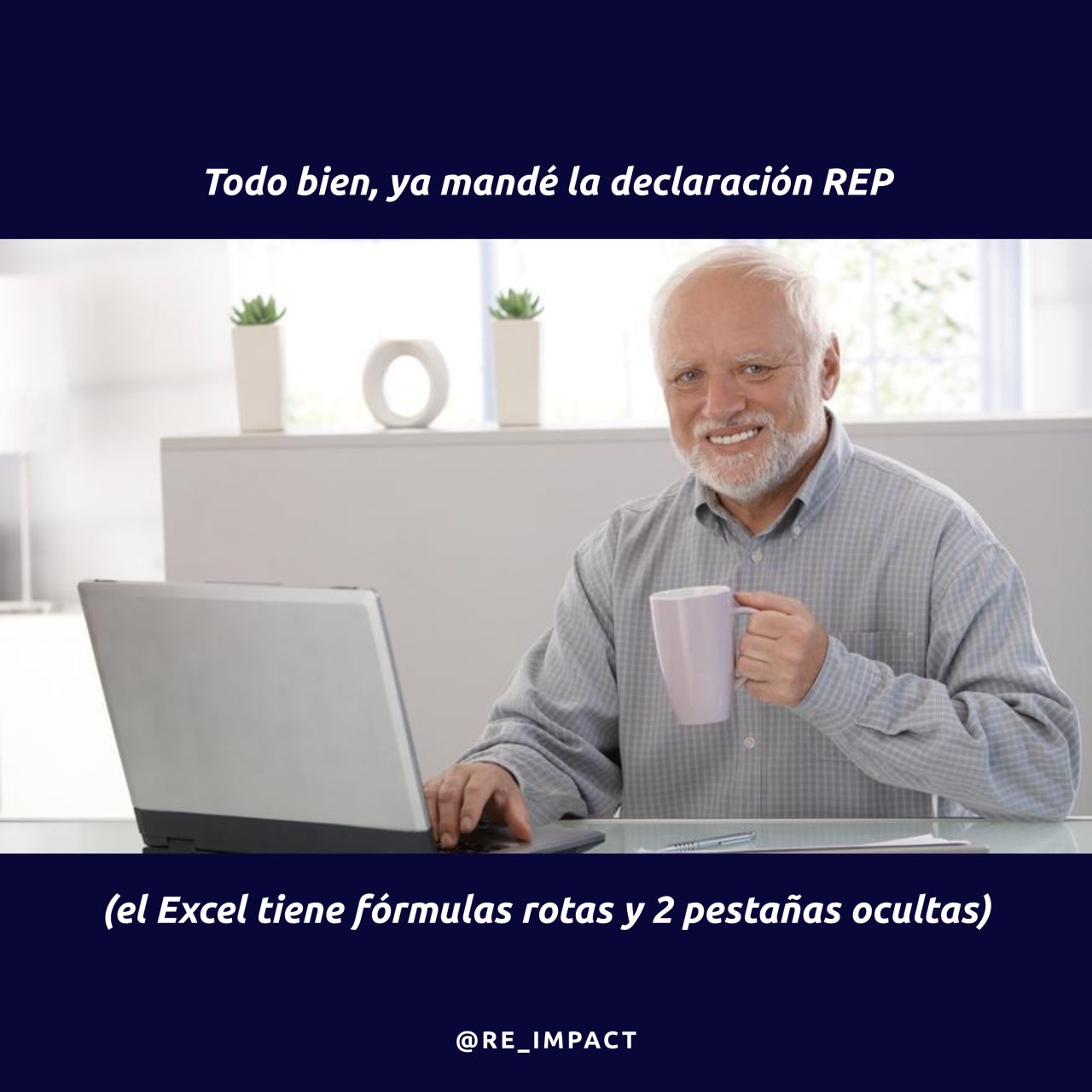 Imagen de publicación: La calma del que no sabe que lo van a fiscalizar... 😀 

Todo bien... decían.